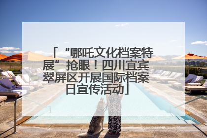 “哪吒文化档案特展”抢眼！四川宜宾翠屏区开展国际档案日宣传活动