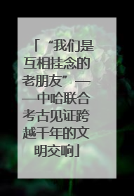 “我们是互相挂念的老朋友”——中哈联合考古见证跨越千年的文明交响