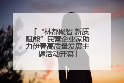 “林都聚智 新质赋能”民营企业家助力伊春高质量发展主题活动开幕