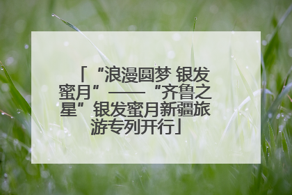 “浪漫圆梦 银发蜜月”——“齐鲁之星”银发蜜月新疆旅游专列开行