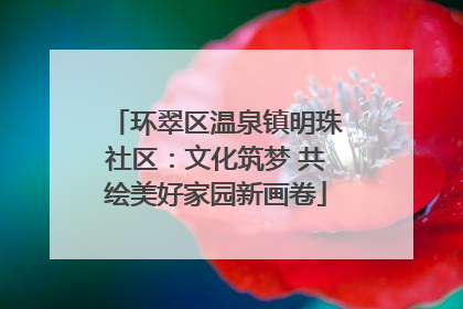 环翠区温泉镇明珠社区：文化筑梦 共绘美好家园新画卷