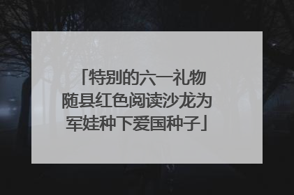 特别的六一礼物 随县红色阅读沙龙为军娃种下爱国种子