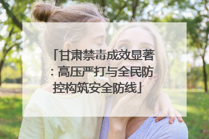 甘肃禁毒成效显著：高压严打与全民防控构筑安全防线