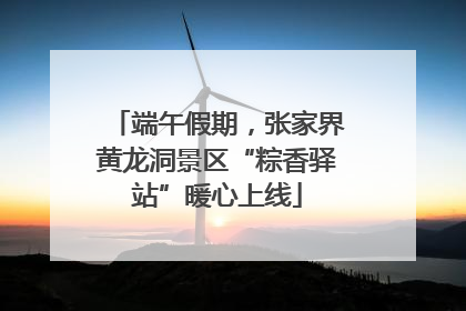 端午假期，张家界黄龙洞景区“粽香驿站”暖心上线