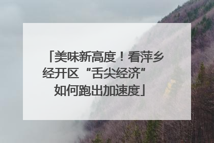 美味新高度！看萍乡经开区“舌尖经济” 如何跑出加速度