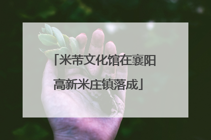 米芾文化馆在襄阳高新米庄镇落成
