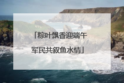 粽叶飘香迎端午 军民共叙鱼水情
