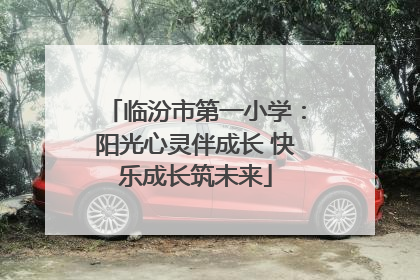 临汾市第一小学：阳光心灵伴成长 快乐成长筑未来