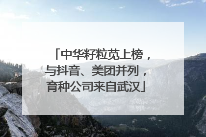 中华籽粒苋上榜，与抖音、美团并列，育种公司来自武汉