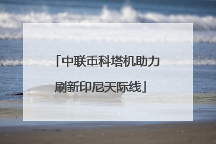 中联重科塔机助力刷新印尼天际线