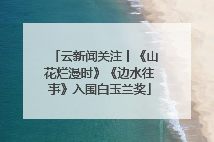 云新闻关注丨《山花烂漫时》《边水往事》入围白玉兰奖