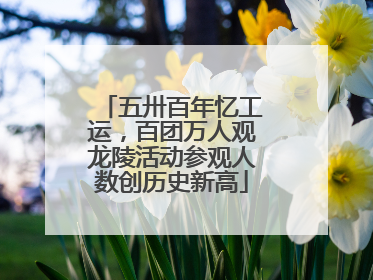 五卅百年忆工运，百团万人观龙陵活动参观人数创历史新高