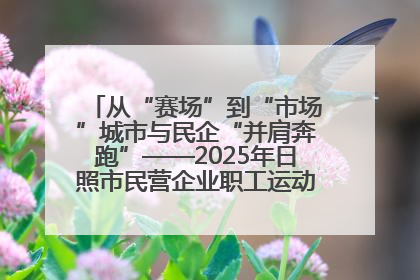 从“赛场”到“市场”城市与民企“并肩奔跑”——2025年日照市民营企业职工运动会亮点观察