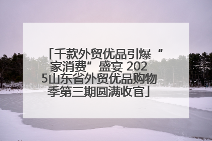 千款外贸优品引爆“家消费”盛宴 2025山东省外贸优品购物季第三期圆满收官