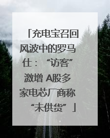 充电宝召回风波中的罗马仕：“访客”激增 A股多家电芯厂商称“未供货”