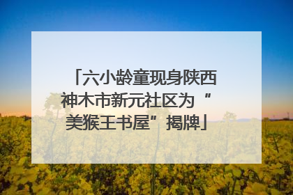 六小龄童现身陕西神木市新元社区为“美猴王书屋”揭牌