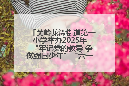 关岭龙潭街道第一小学举办2025年“牢记党的教导 争做强国少年”“六一”文艺汇演活动