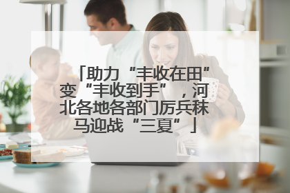 助力“丰收在田”变“丰收到手”，河北各地各部门厉兵秣马迎战“三夏”