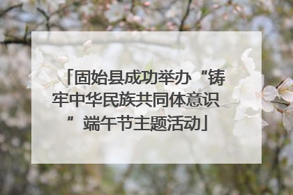 固始县成功举办“铸牢中华民族共同体意识”端午节主题活动