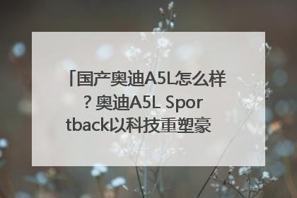 国产奥迪A5L怎么样？奥迪A5L Sportback以科技重塑豪华运动轿车市场格局