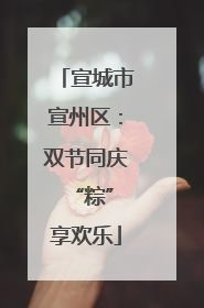 宣城市宣州区：双节同庆 “粽”享欢乐