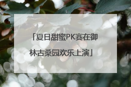 夏日甜蜜PK赛在御林古桑园欢乐上演