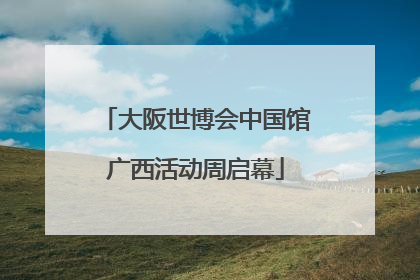大阪世博会中国馆广西活动周启幕