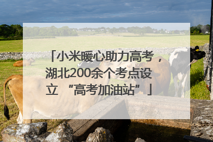 小米暖心助力高考，湖北200余个考点设立 “高考加油站”