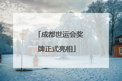 成都世运会奖牌正式亮相