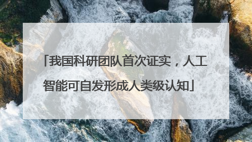 我国科研团队首次证实，人工智能可自发形成人类级认知