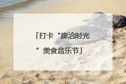 打卡“廊洽时光”美食音乐节