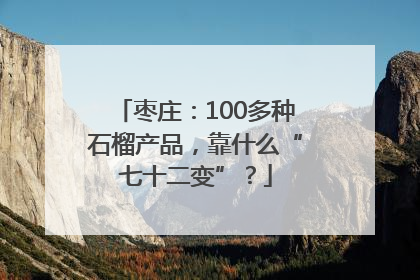 枣庄：100多种石榴产品，靠什么“七十二变”？
