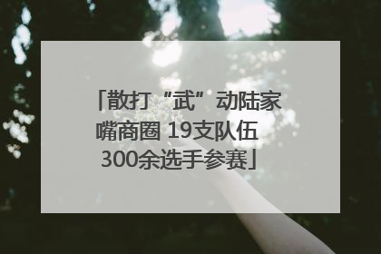 散打“武”动陆家嘴商圈 19支队伍300余选手参赛