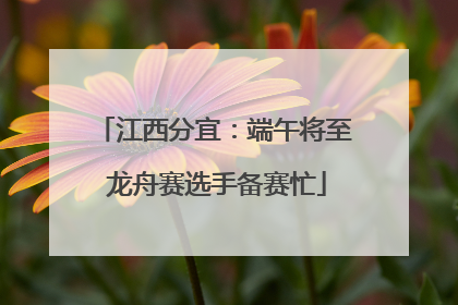 江西分宜：端午将至 龙舟赛选手备赛忙