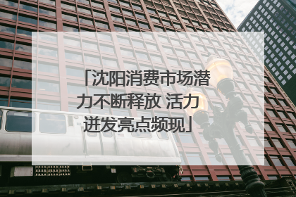 沈阳消费市场潜力不断释放 活力迸发亮点频现
