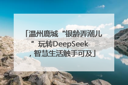 温州鹿城“银龄弄潮儿”玩转DeepSeek，智慧生活触手可及