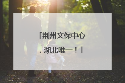 荆州文保中心，湖北唯一！