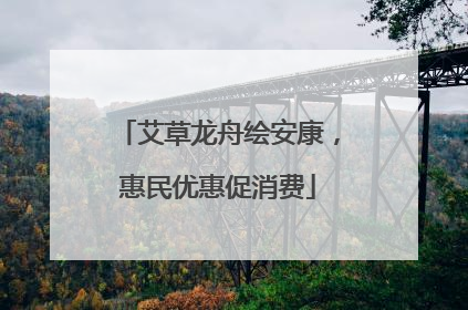 艾草龙舟绘安康，惠民优惠促消费