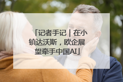 记者手记｜在小镇达沃斯，欧企展望牵手中国AI