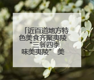近百道地方特色美食齐聚夷陵 “三餐四季 味美夷陵” 美食消费季沸腾夏夜
