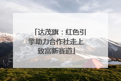 达茂旗：红色引擎助力合作社走上致富新赛道