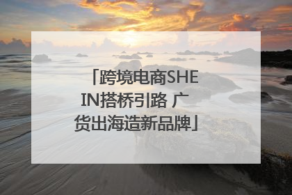 跨境电商SHEIN搭桥引路 广货出海造新品牌