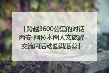 跨越3600公里的对话 西安-阿拉木图人文旅游交流周活动圆满落幕