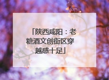 陕西咸阳：老糖酒文创街区穿越感十足