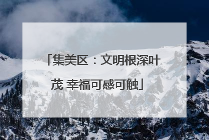 集美区：文明根深叶茂 幸福可感可触
