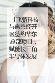 飞骧科技与嘉善经开区签约华东总部项目，赋能长三角半导体发展