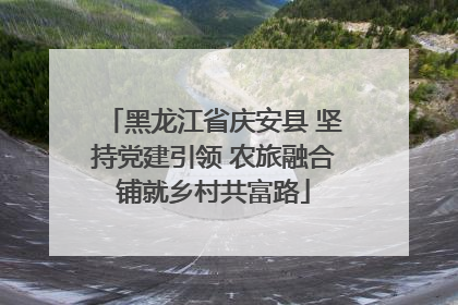 黑龙江省庆安县 坚持党建引领 农旅融合铺就乡村共富路