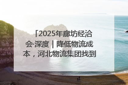 2025年廊坊经洽会·深度｜降低物流成本，河北物流集团找到一把“金钥匙”