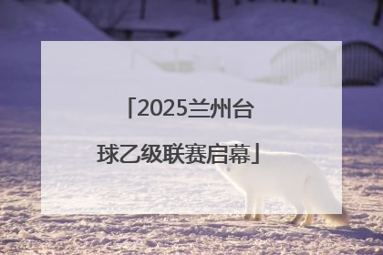 2025兰州台球乙级联赛启幕