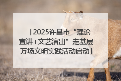 2025许昌市“理论宣讲+文艺演出”走基层万场文明实践活动启动